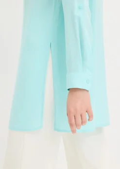 Best Blusa larga de viscosa Mujer Camisas Y Blusas
