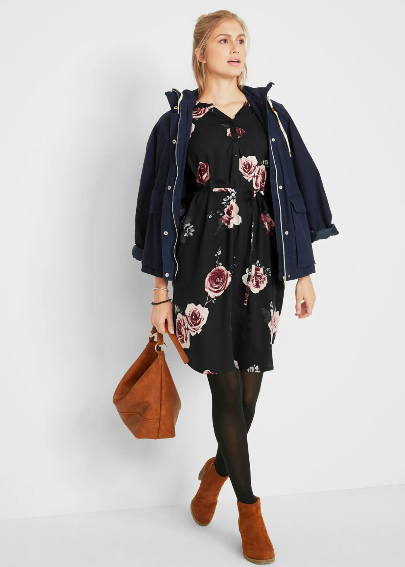 Blusa larga premamá/de lactancia Mujer Premamá