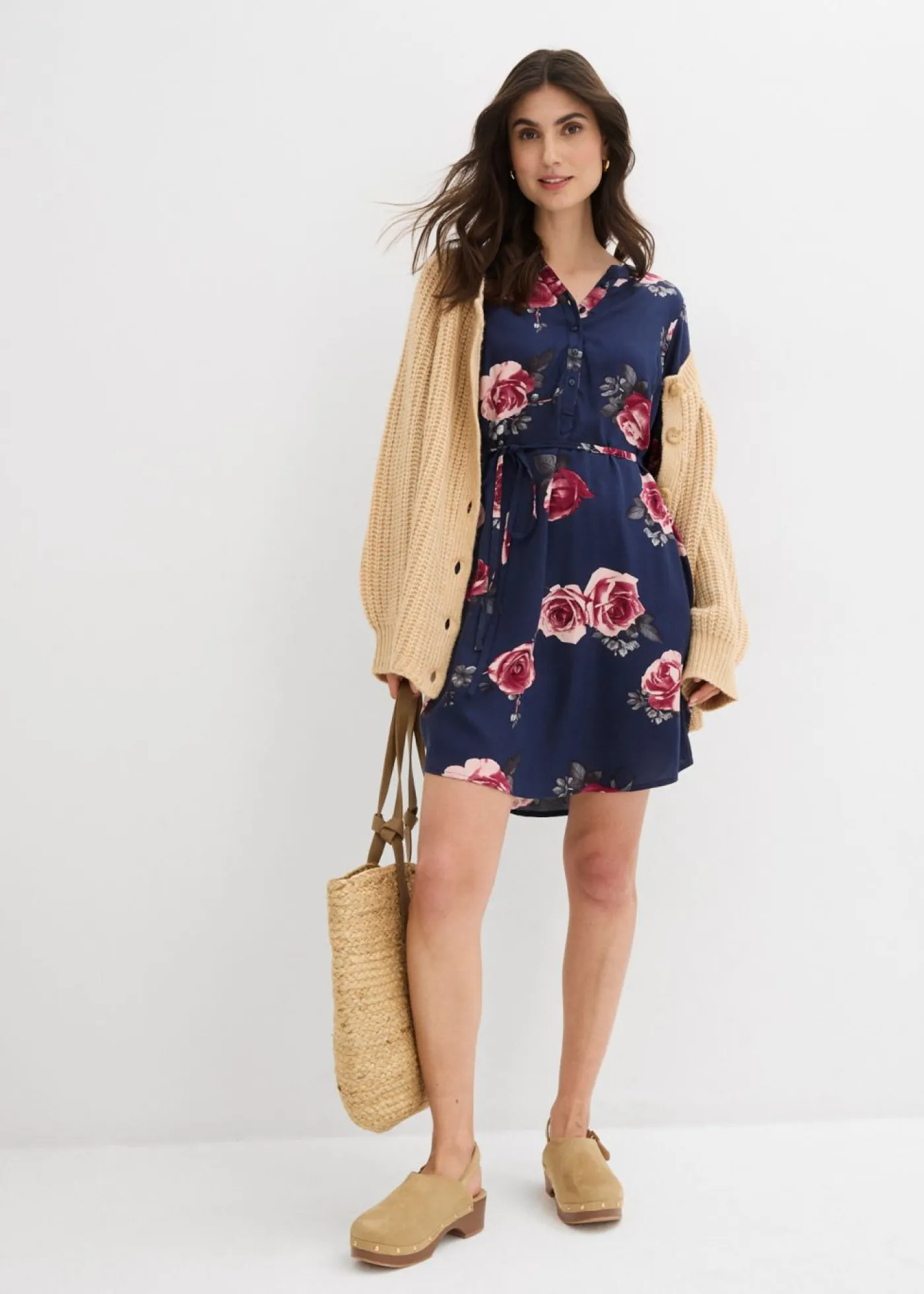 Online Blusa larga premamá/de lactancia Mujer Premamá