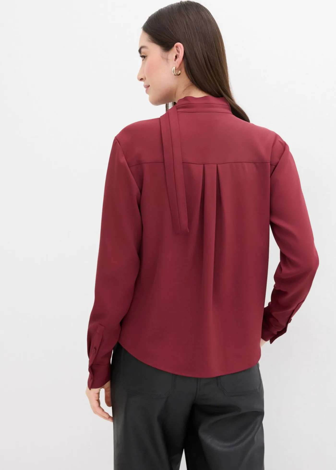 Clearance Blusa ligeramente brillante Mujer Esenciales|Camisas Y Blusas