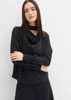 Discount Blusa ligeramente brillante Mujer Esenciales|Camisas Y Blusas