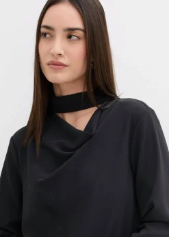 Discount Blusa ligeramente brillante Mujer Esenciales|Camisas Y Blusas