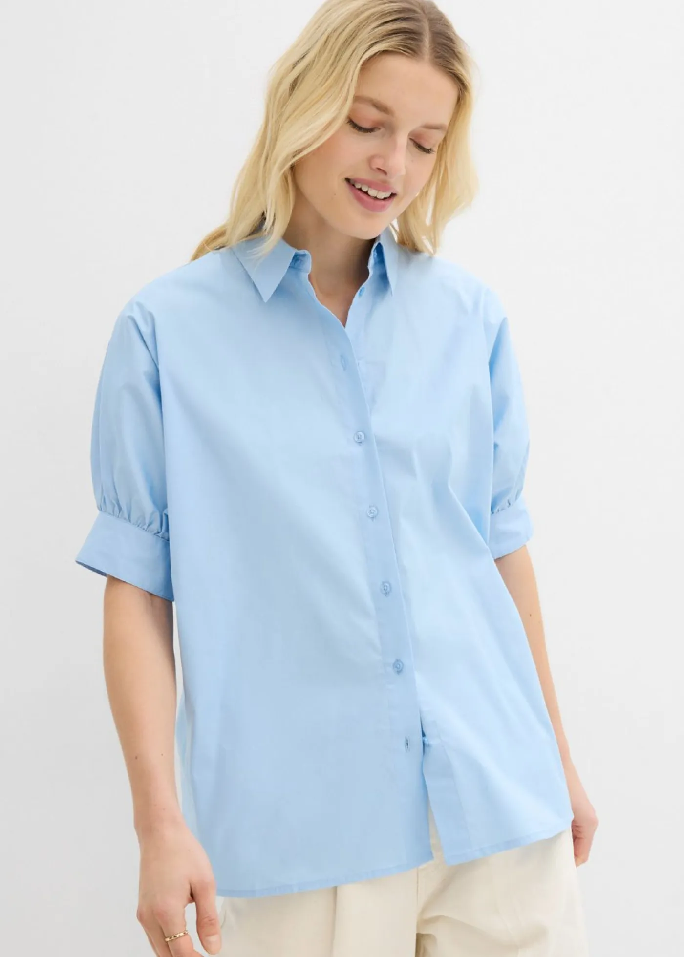 New Blusa oversize Mujer Esenciales|Camisas Y Blusas
