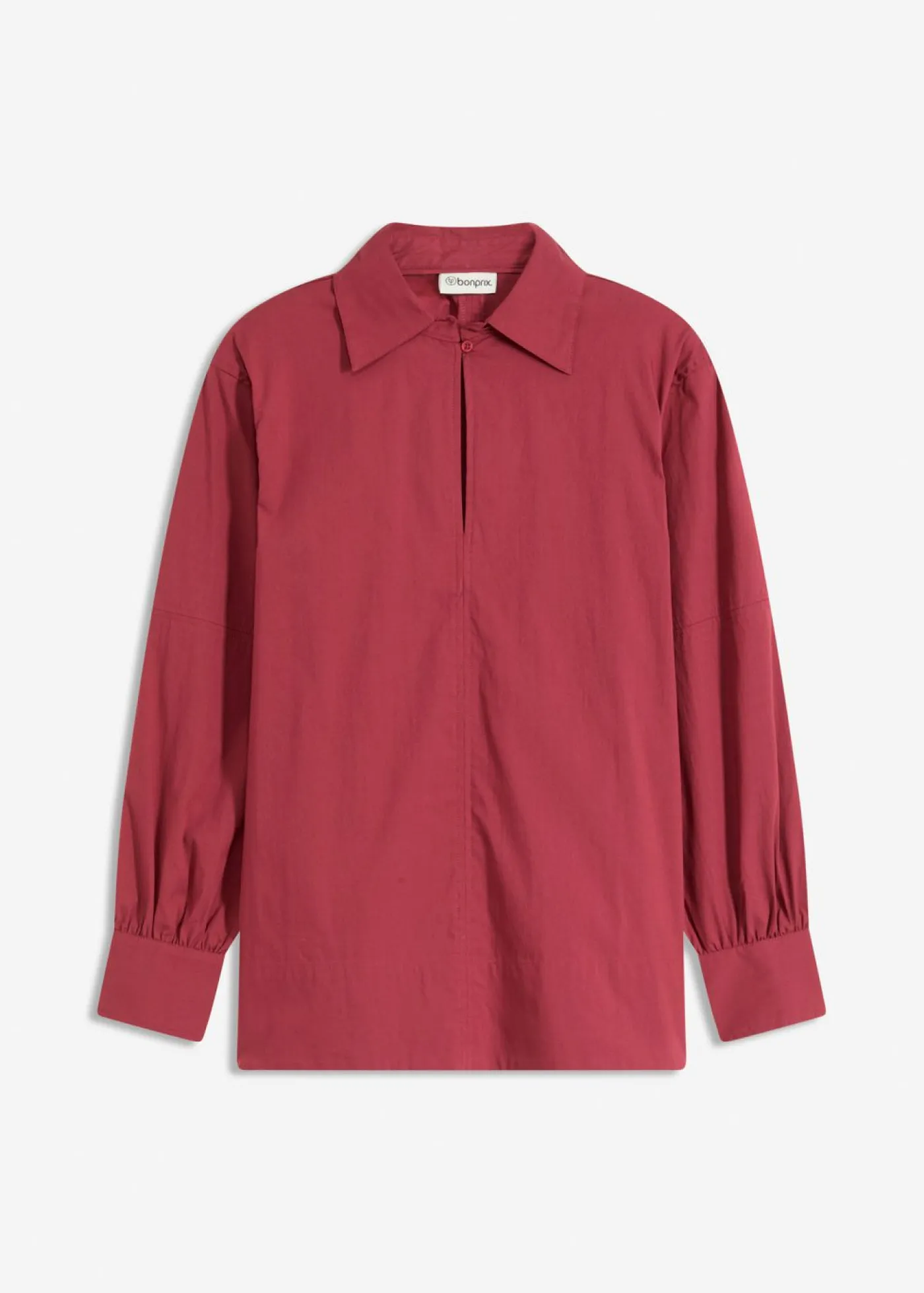 Clearance Blusa oversize con mangas voluminosas Mujer Esenciales|Camisas Y Blusas