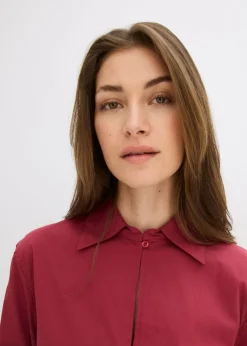 Clearance Blusa oversize con mangas voluminosas Mujer Esenciales|Camisas Y Blusas