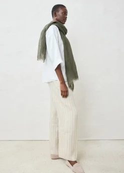 Blusa oversize de lino puro Mujer Premium|Camisas Y Blusas