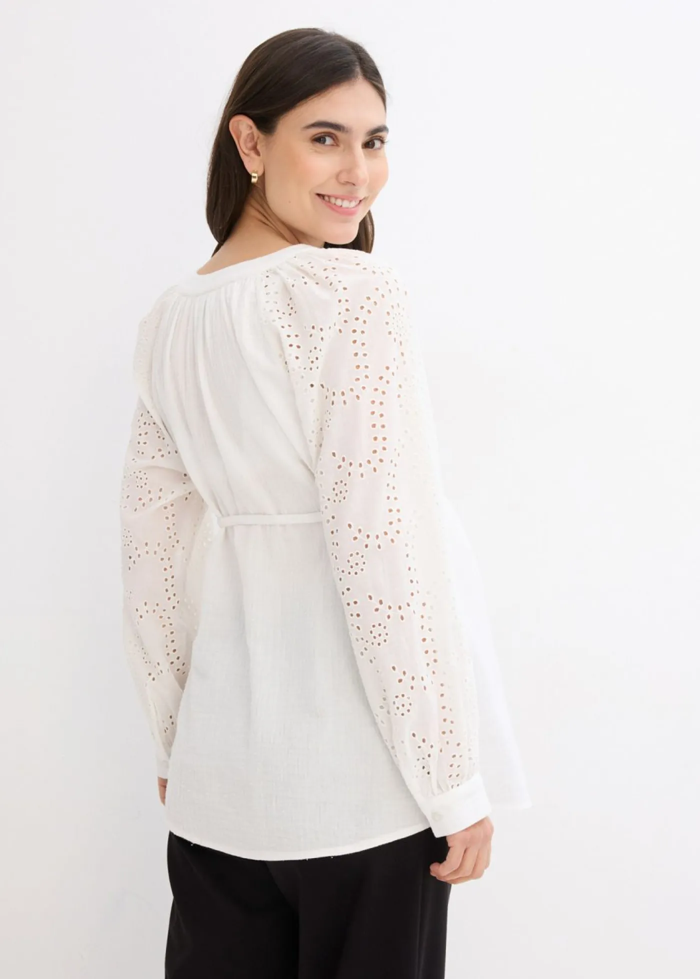 Online Blusa premamá de muselina de algodón Mujer Premamá