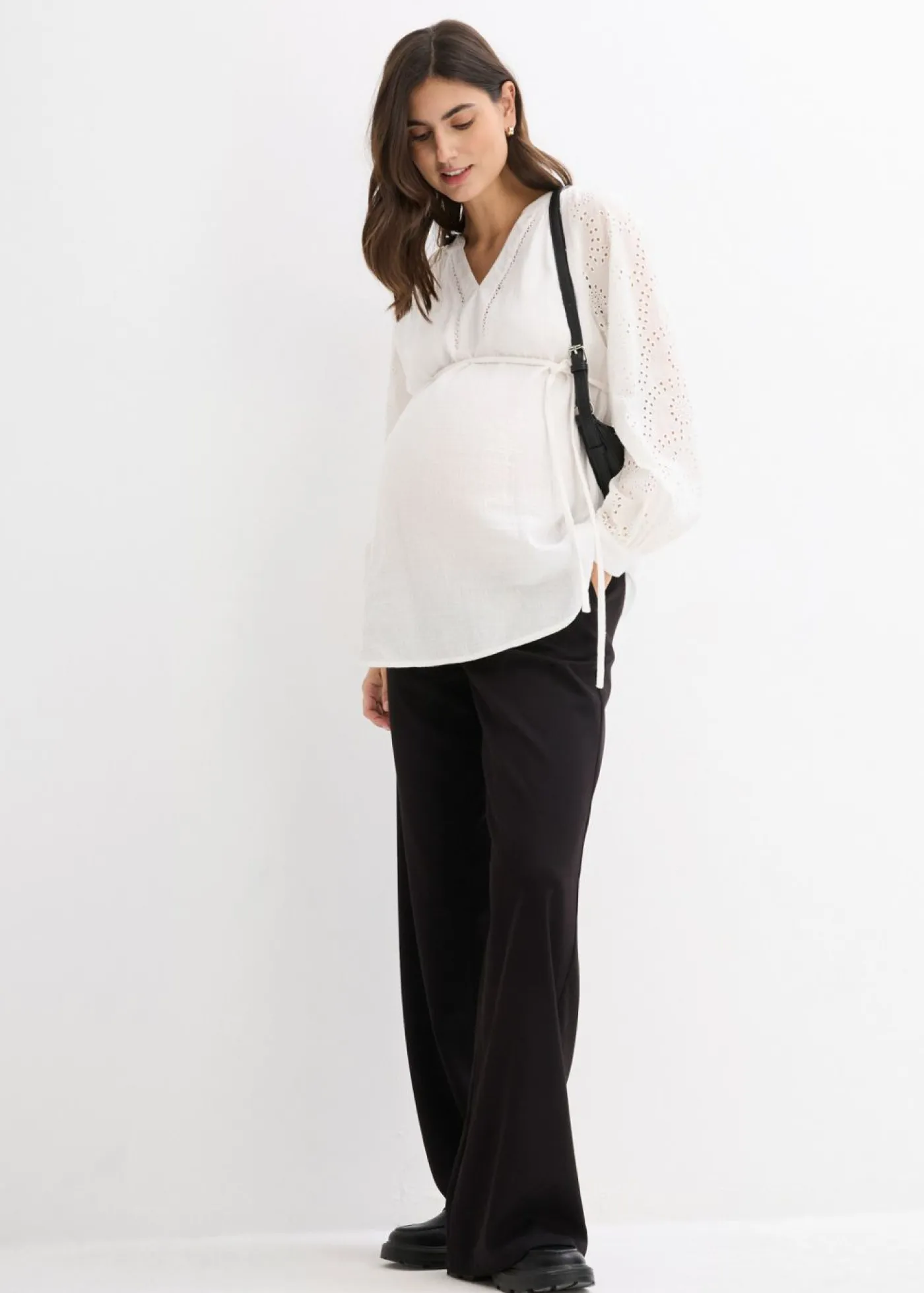 Online Blusa premamá de muselina de algodón Mujer Premamá