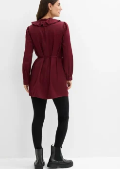 Hot Blusa premamá de satén fluido Mujer Premamá