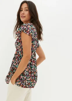 Discount Blusa premamá y de lactancia 2 en 1 de viscosa fluida Mujer Premamá