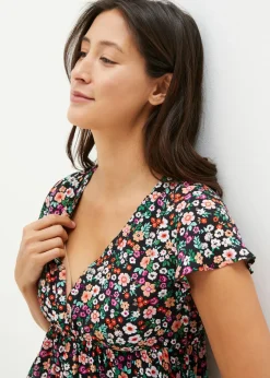 Discount Blusa premamá y de lactancia 2 en 1 de viscosa fluida Mujer Premamá