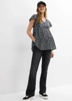 Sale Blusa premamá y de lactancia 2 en 1 de viscosa fluida Mujer Premamá