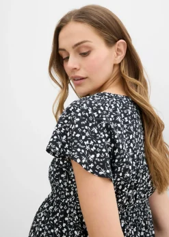 Sale Blusa premamá y de lactancia 2 en 1 de viscosa fluida Mujer Premamá