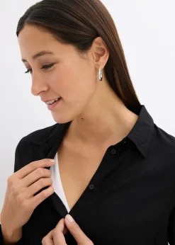 Online Blusa premamá/de lactancia de viscosa Mujer Premamá