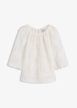 Blusa sin cierre con estampado floral texturizado Mujer Camisas Y Blusas