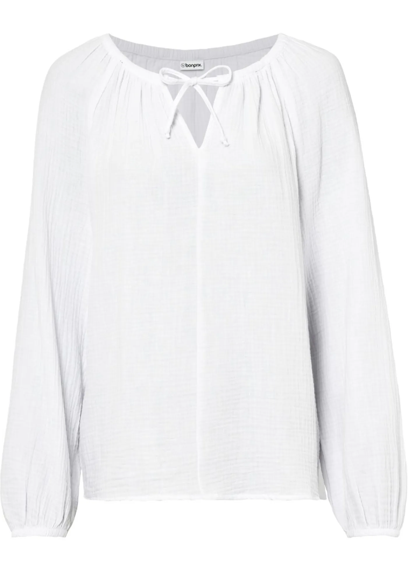 New Blusa sin cierre de muselina ligera Mujer Camisas Y Blusas|Novedades