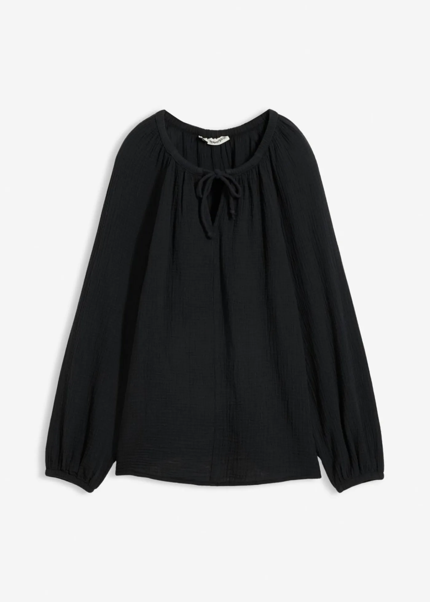 Outlet Blusa sin cierre de muselina ligera Mujer Camisas Y Blusas|Novedades