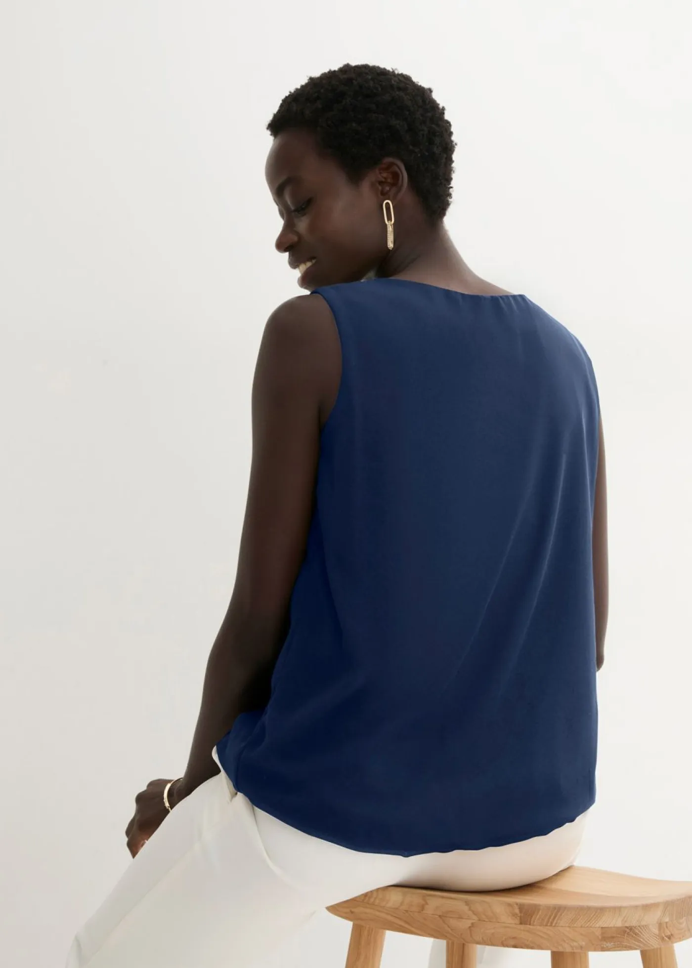 Clearance Blusa sin mangas Mujer Camisas Y Blusas|Camisetas
