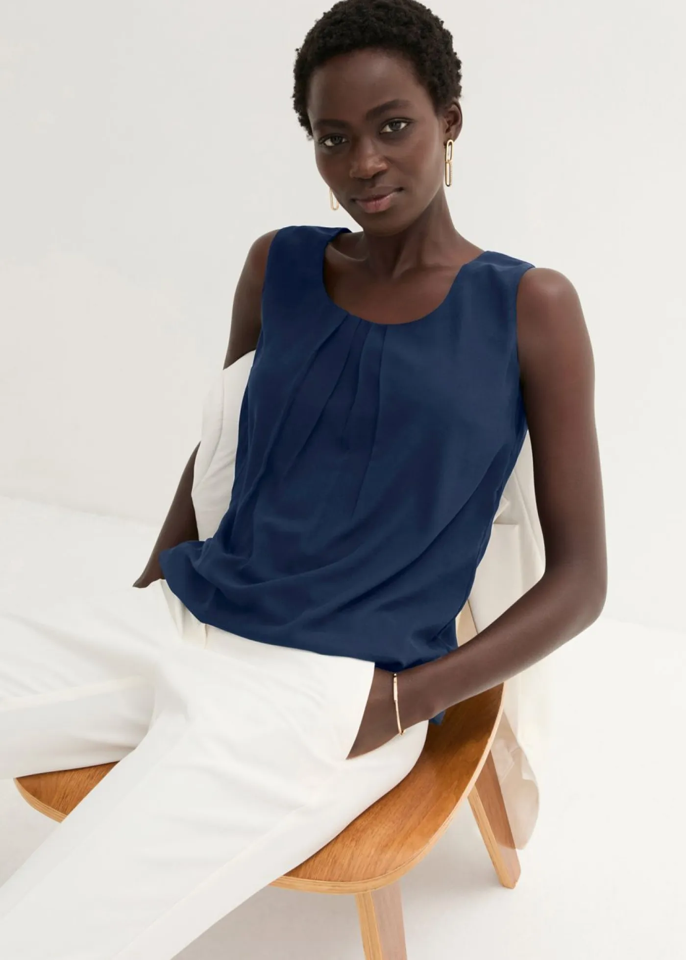 Clearance Blusa sin mangas Mujer Camisas Y Blusas|Camisetas