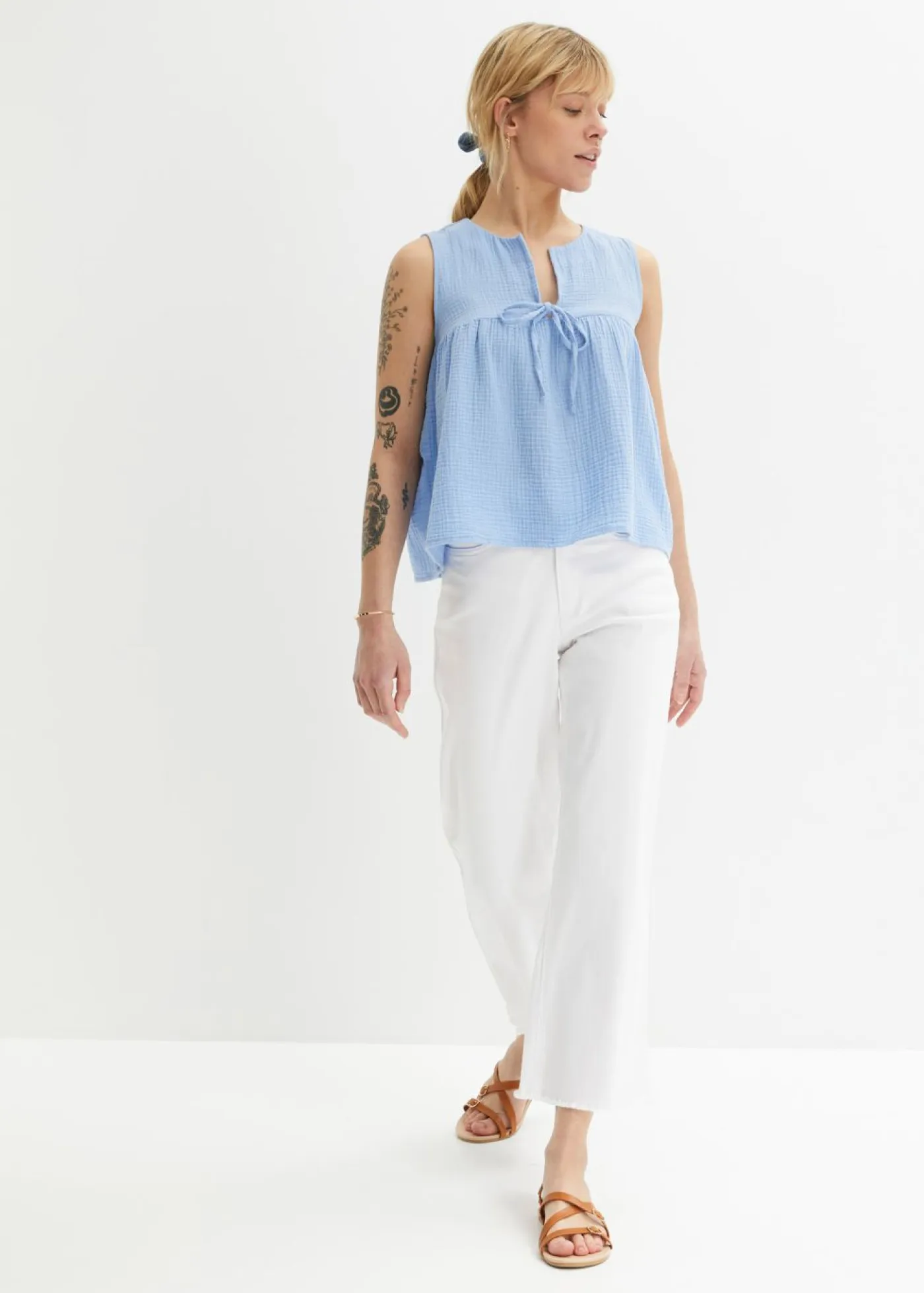 Hot Blusa sin mangas Mujer Camisas Y Blusas|Camisetas