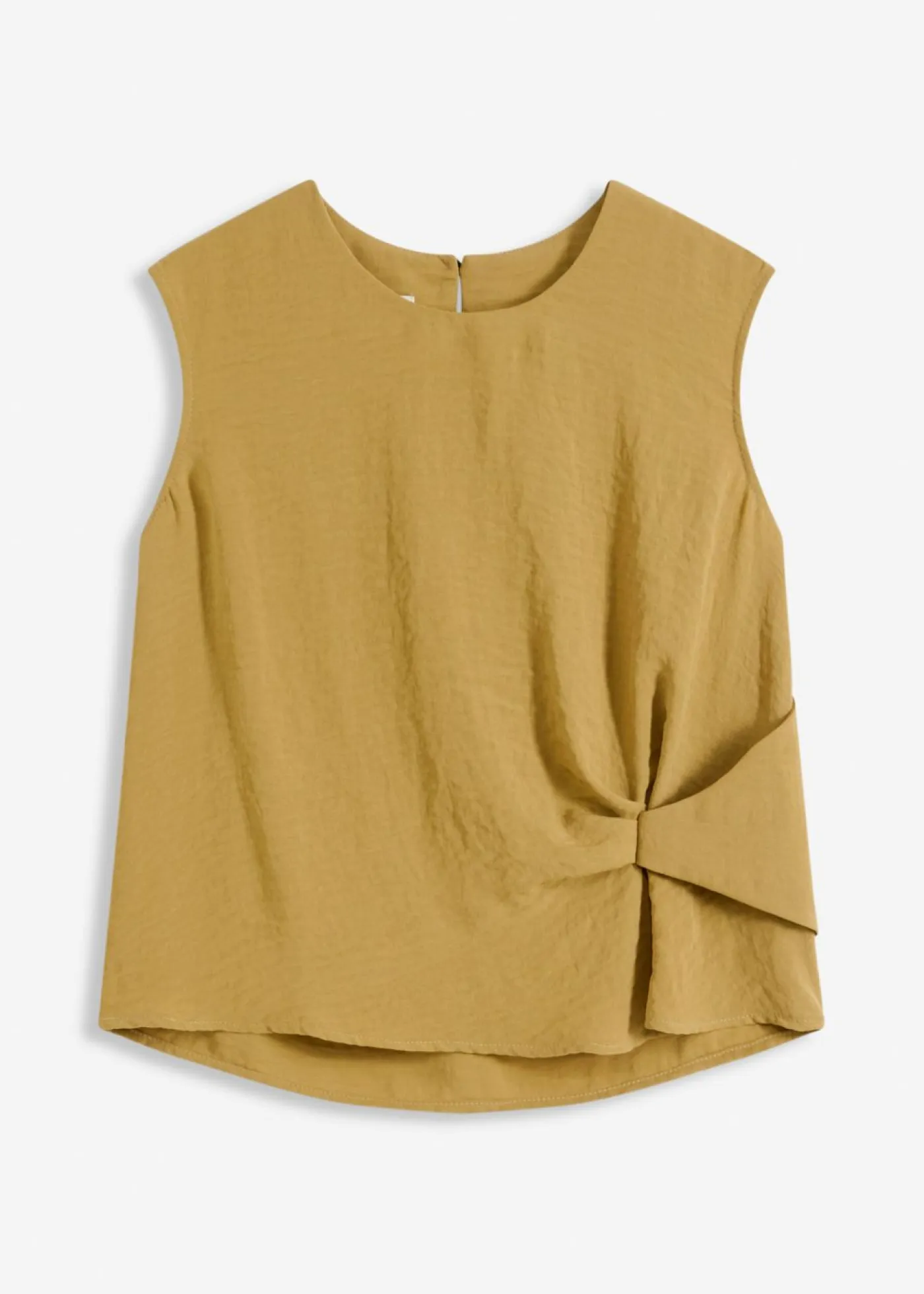 Best Blusa sin mangas con nudos Mujer Camisas Y Blusas|Camisetas
