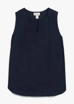 Hot Blusa sin mangas de viscosa suave Mujer Camisas Y Blusas|Camisetas