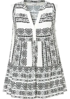 Clearance Blusa sin mangas de viscosa suave Mujer Camisas Y Blusas|Camisetas