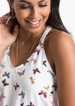 Best Blusa sin mangas de viscosa pura Mujer Camisas Y Blusas|Camisetas
