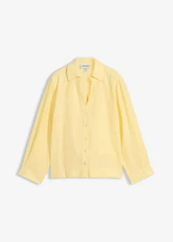Blusa tipo boxy de mezcla de viscosa Mujer Camisas Y Blusas|Novedades