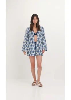 Hot Blusa tipo kimono Mujer Conjuntos De Ropa|Camisas Y Blusas