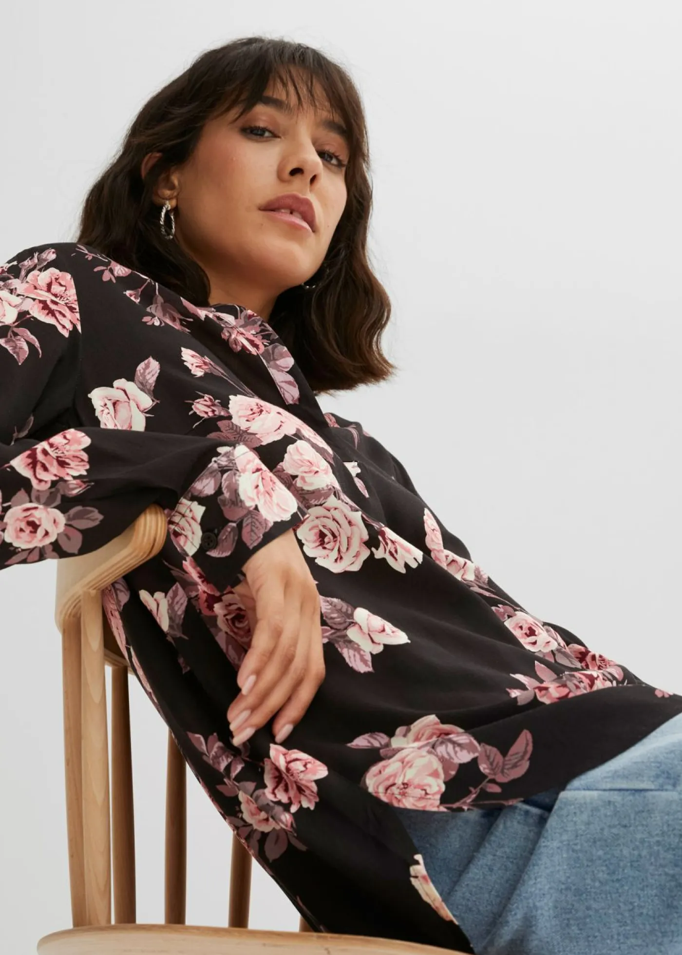 Blusa tipo túnica Mujer Camisas Y Blusas
