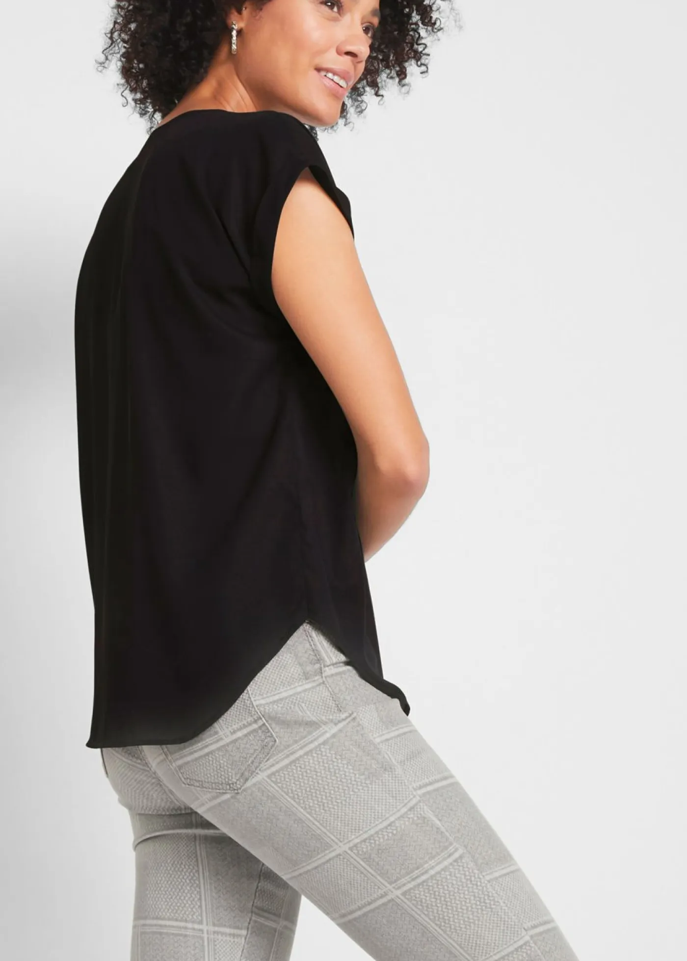 Online Blusa tipo túnica Mujer Camisas Y Blusas