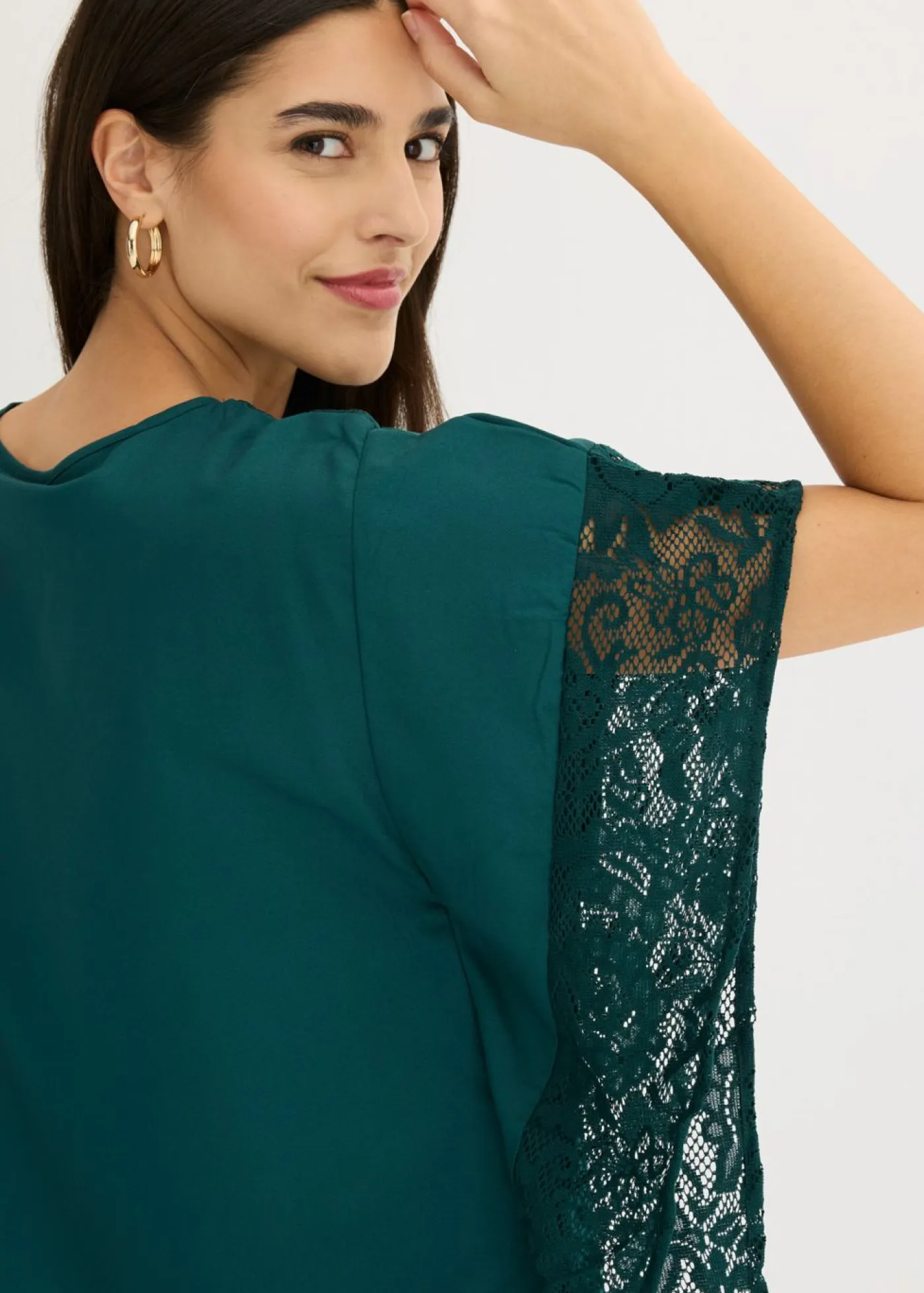 Outlet Blusa tipo túnica con aplicaciones Mujer Camisas Y Blusas