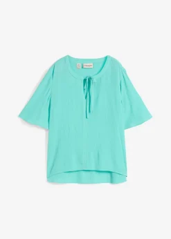 New Blusa tipo túnica con mangas de murciélago Mujer Camisas Y Blusas
