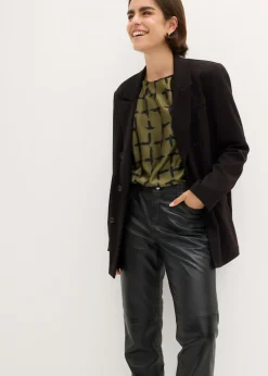 Sale Blusa tipo túnica con mangas de murciélago Mujer Camisas Y Blusas