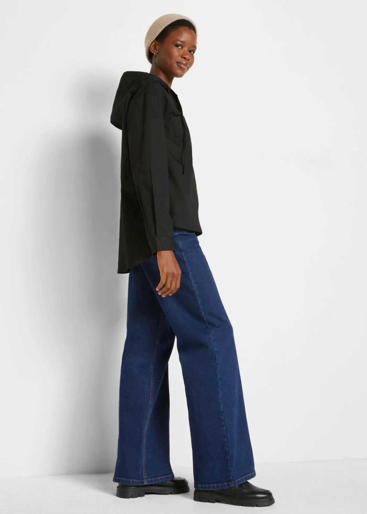 Online Blusa tipo túnica de algodón orgánico puro Mujer Camisas Y Blusas