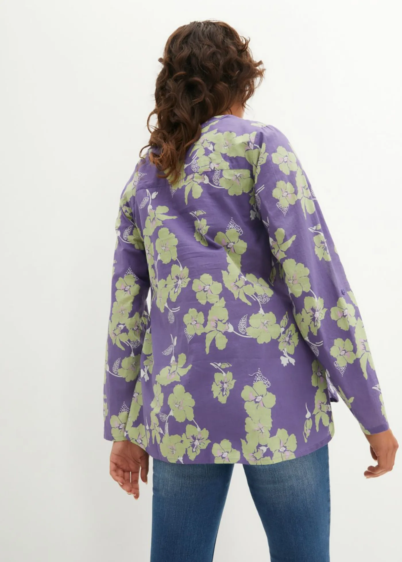 Sale Blusa tipo túnica de algodón puro Mujer Camisas Y Blusas