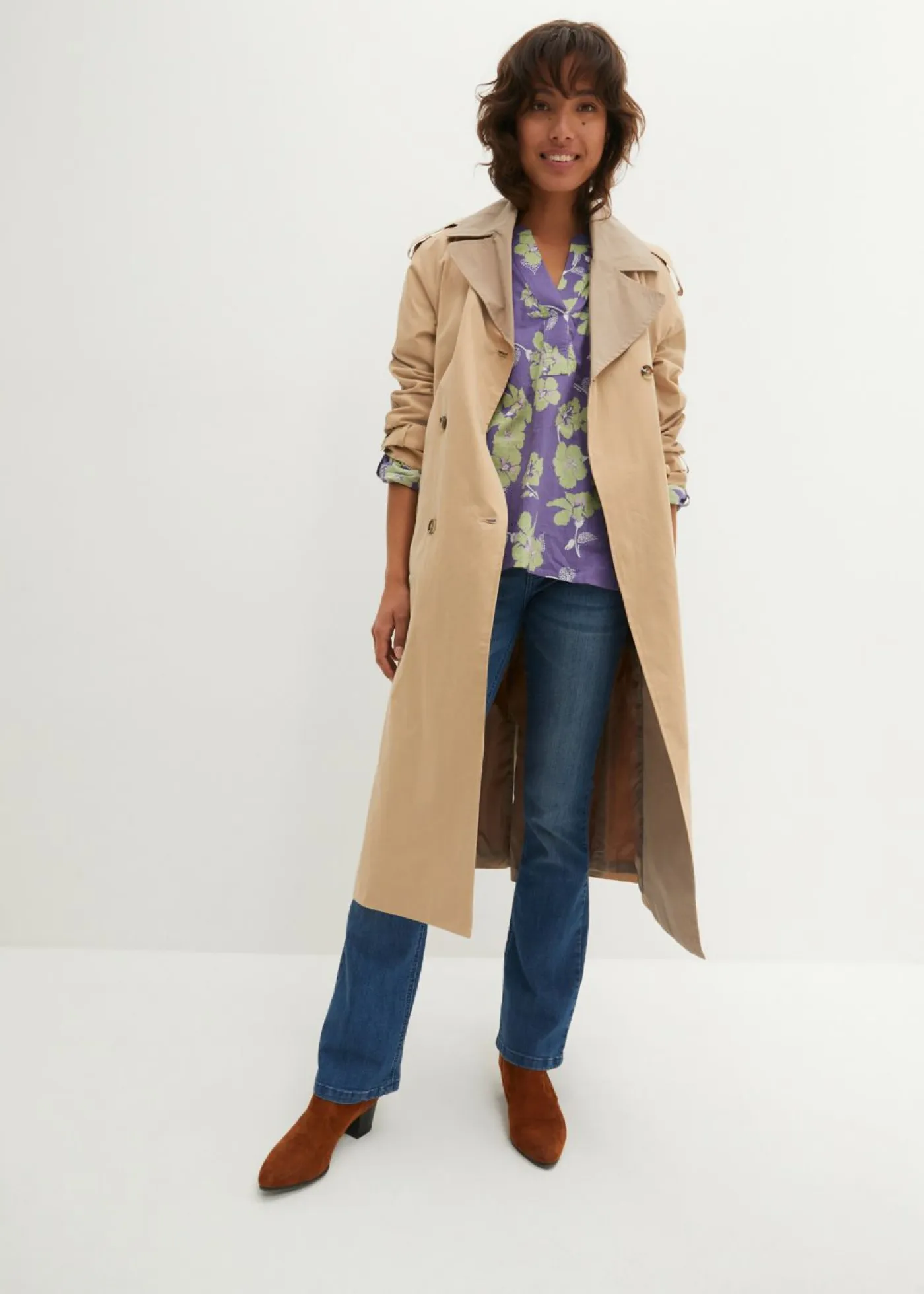 Sale Blusa tipo túnica de algodón puro Mujer Camisas Y Blusas