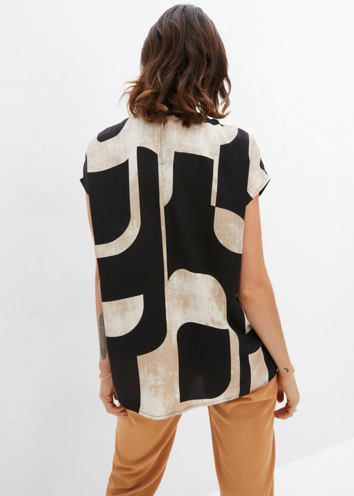 Outlet Blusa tipo túnica de staén Mujer Camisas Y Blusas
