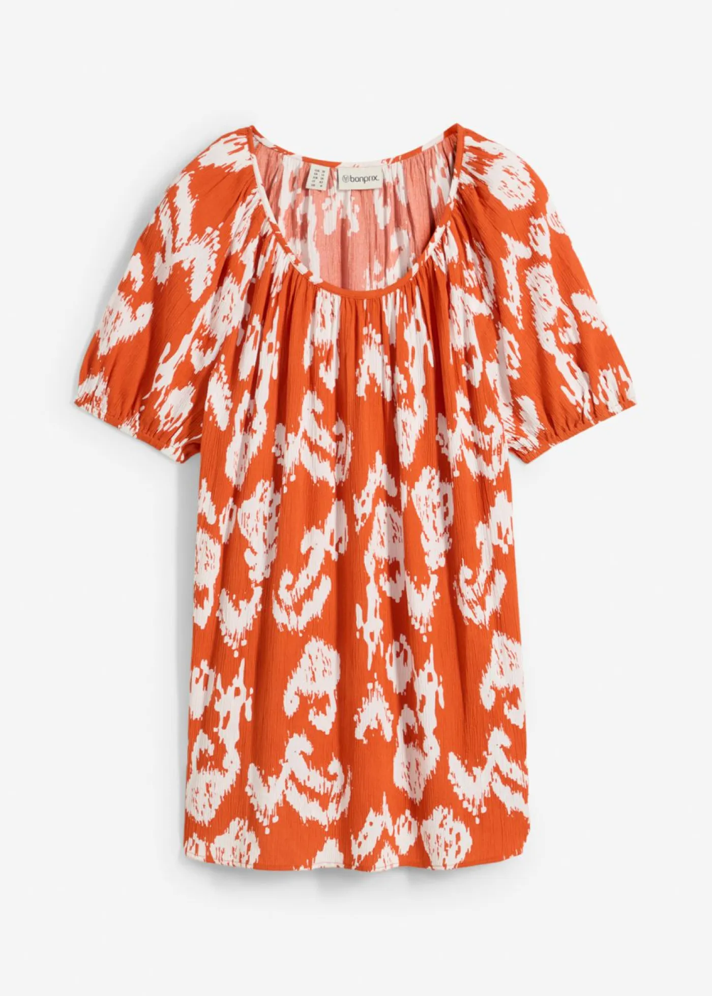 Online Blusa tipo túnica de viscosa arrugada Mujer Conjuntos De Ropa|Camisas Y Blusas