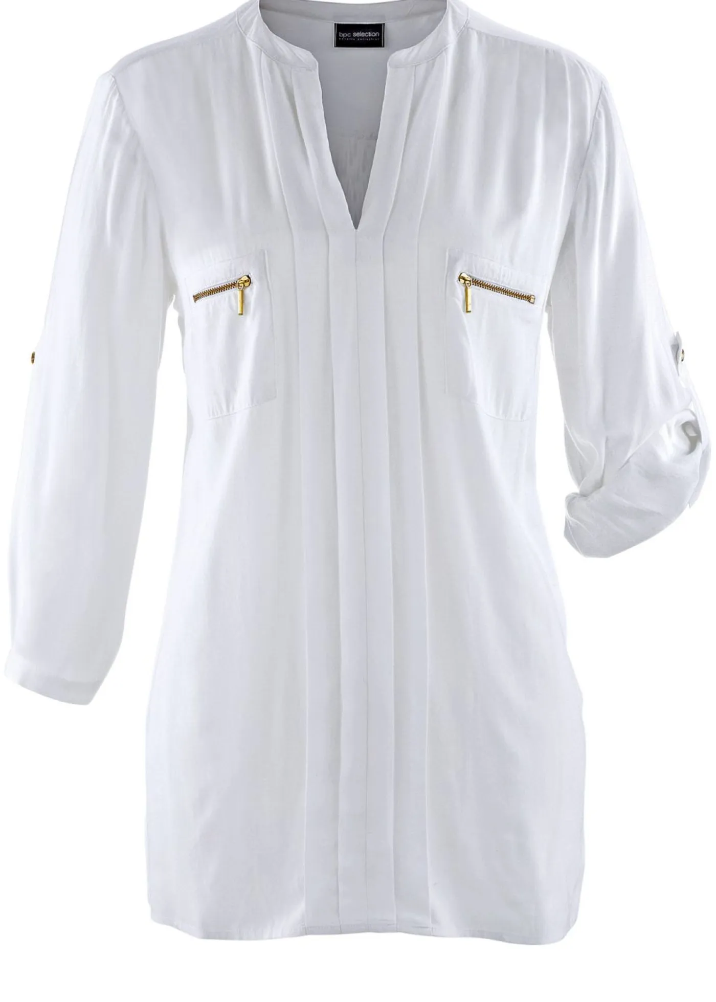 Discount Blusa tipo túnica de viscosa fluida Mujer Camisas Y Blusas