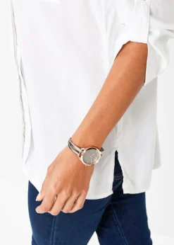 Discount Blusa tipo túnica de viscosa fluida Mujer Camisas Y Blusas