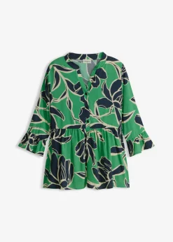 Outlet Blusa tipo túnica de viscosa fluida Mujer Camisas Y Blusas