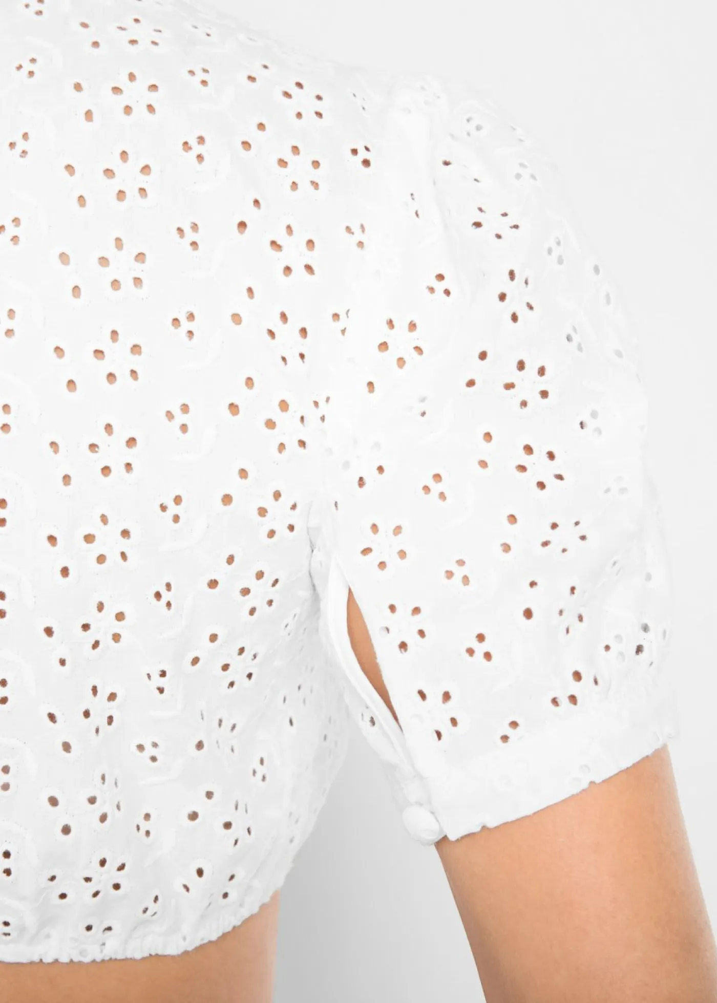 Hot Blusa tirolesa con encaje calado Mujer Camisas Y Blusas