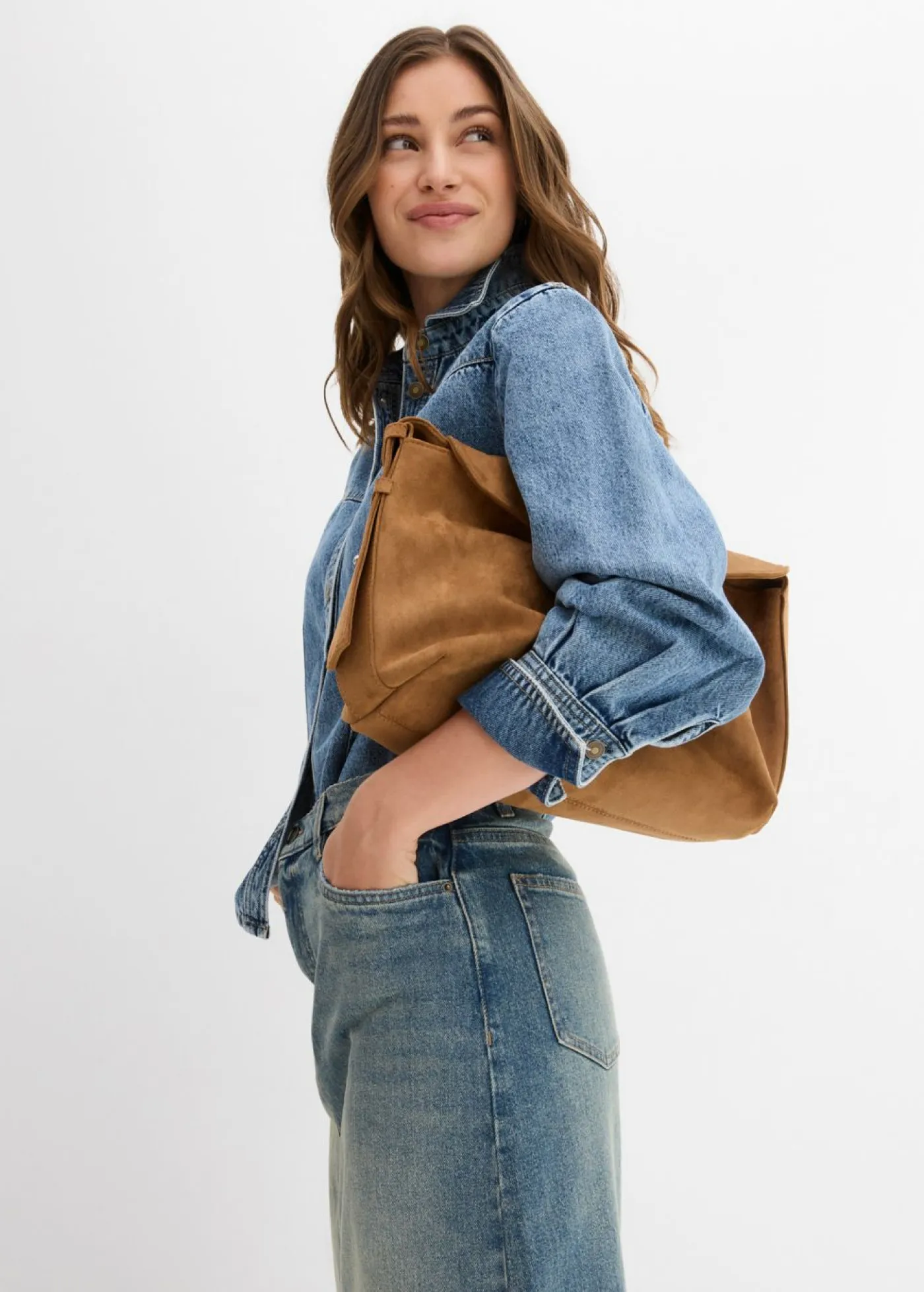 Hot Blusa vaquera Mujer Camisas Y Blusas