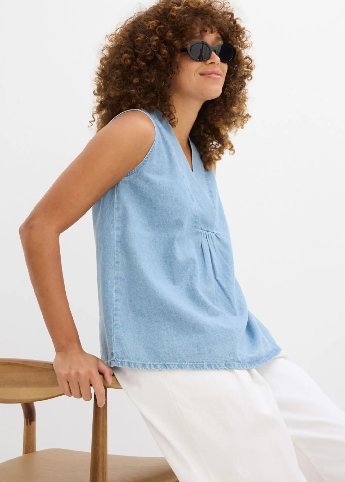 Online Blusa vaquera Mujer Camisas Y Blusas|Camisetas