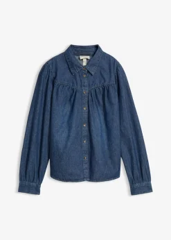 Discount Blusa vaquera de algodón puro Mujer Camisas Y Blusas