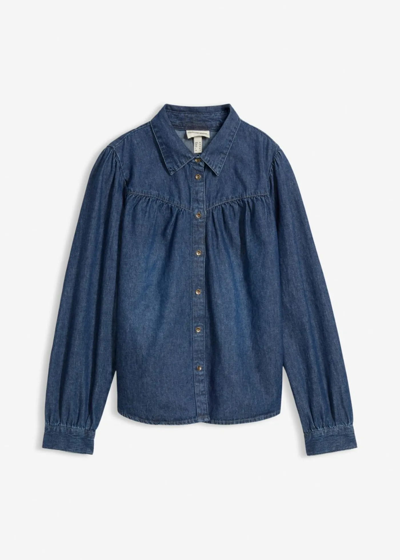 Discount Blusa vaquera de algodón puro Mujer Camisas Y Blusas