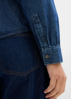 Discount Blusa vaquera de algodón puro Mujer Camisas Y Blusas
