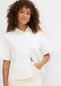 Blusa vaquera, oversize Mujer Camisas Y Blusas